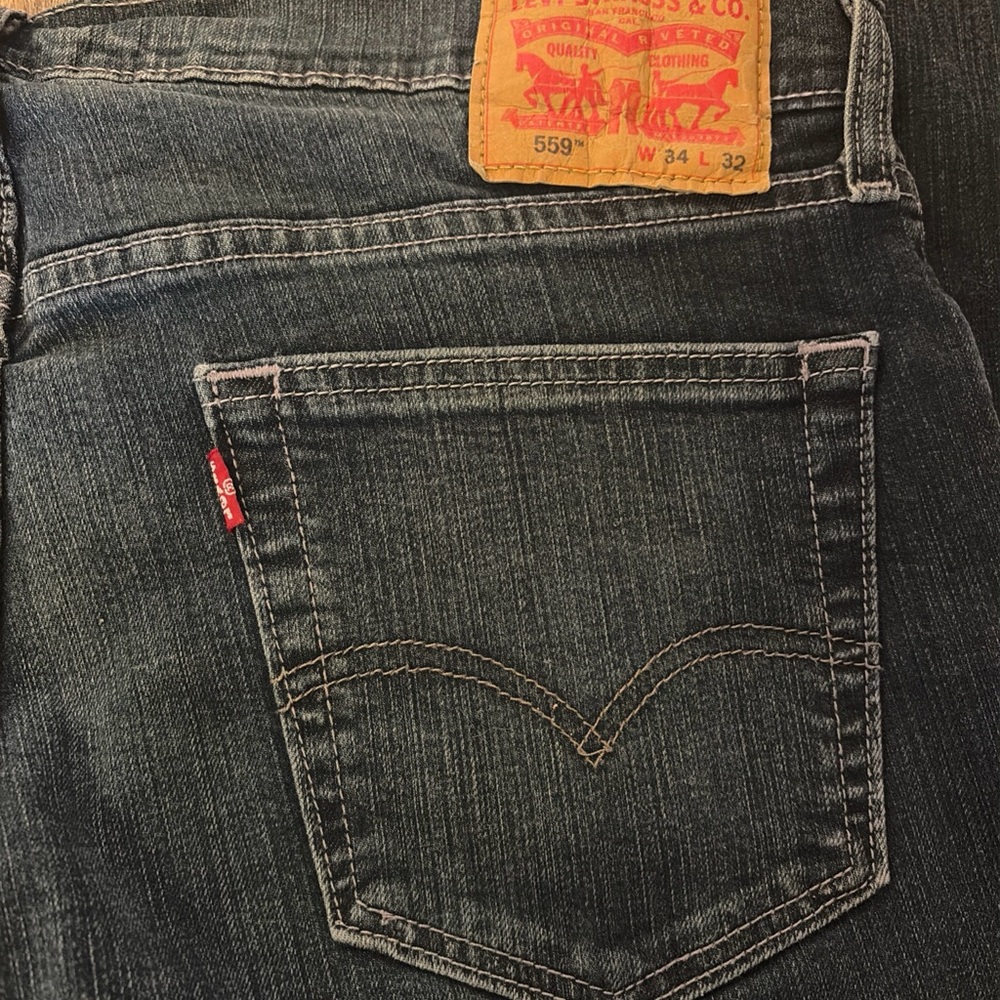 Levi's Classic Black Denim Jeans